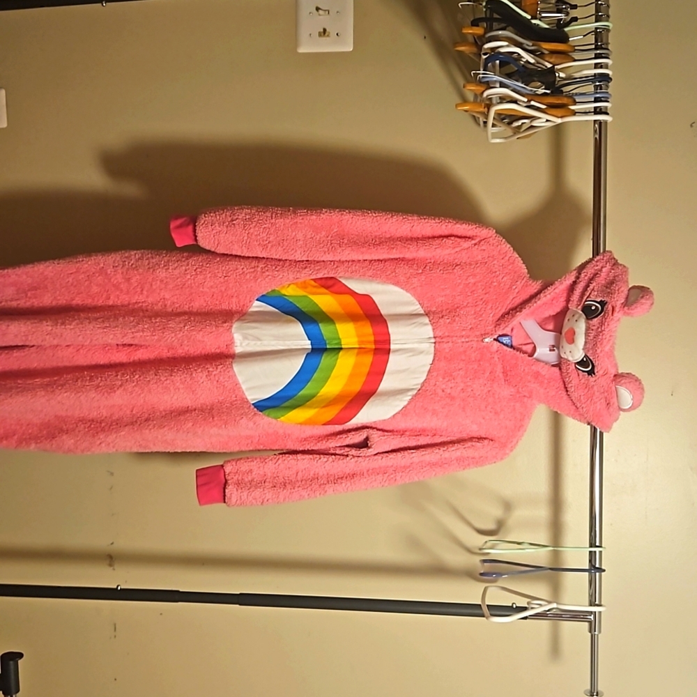Pink Care Bear Onesie